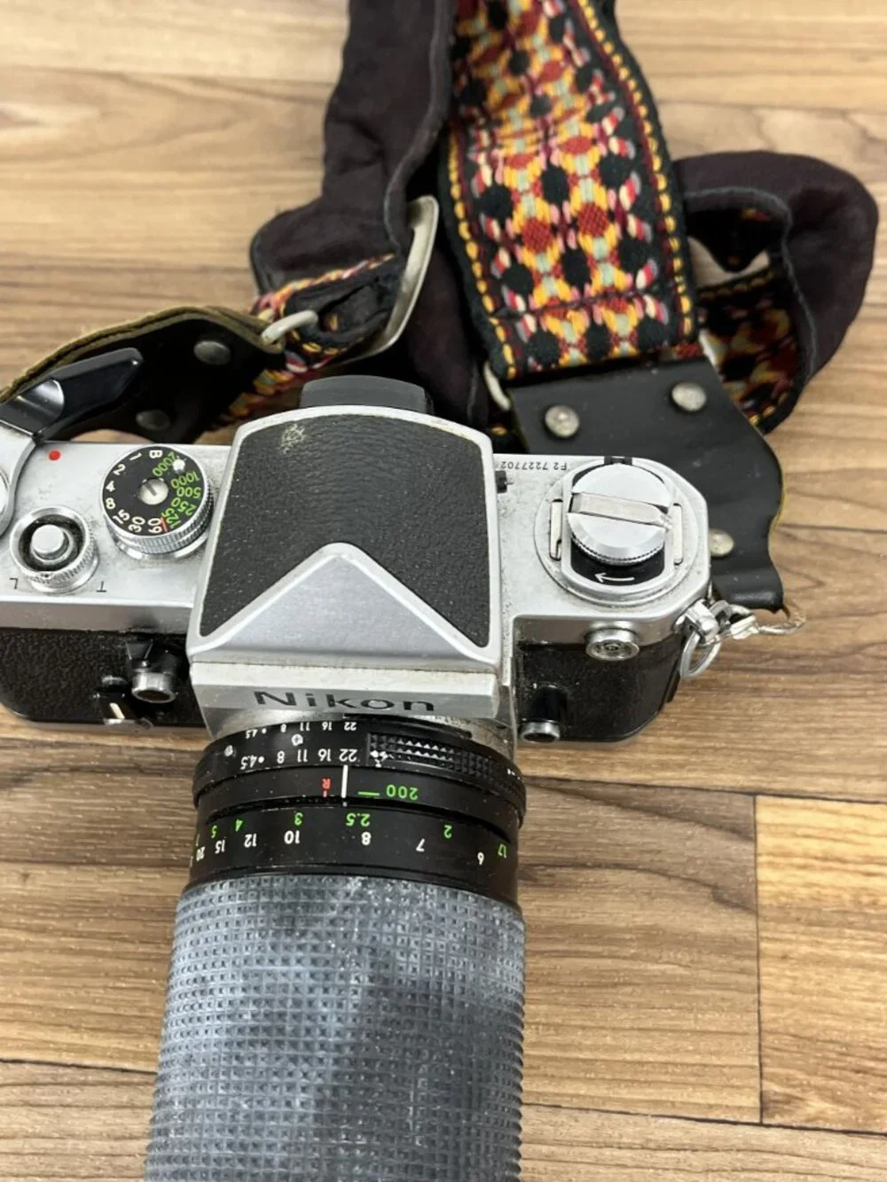 Nikon F 35mm Film SLR Camera Vintage Film Camera With Lens